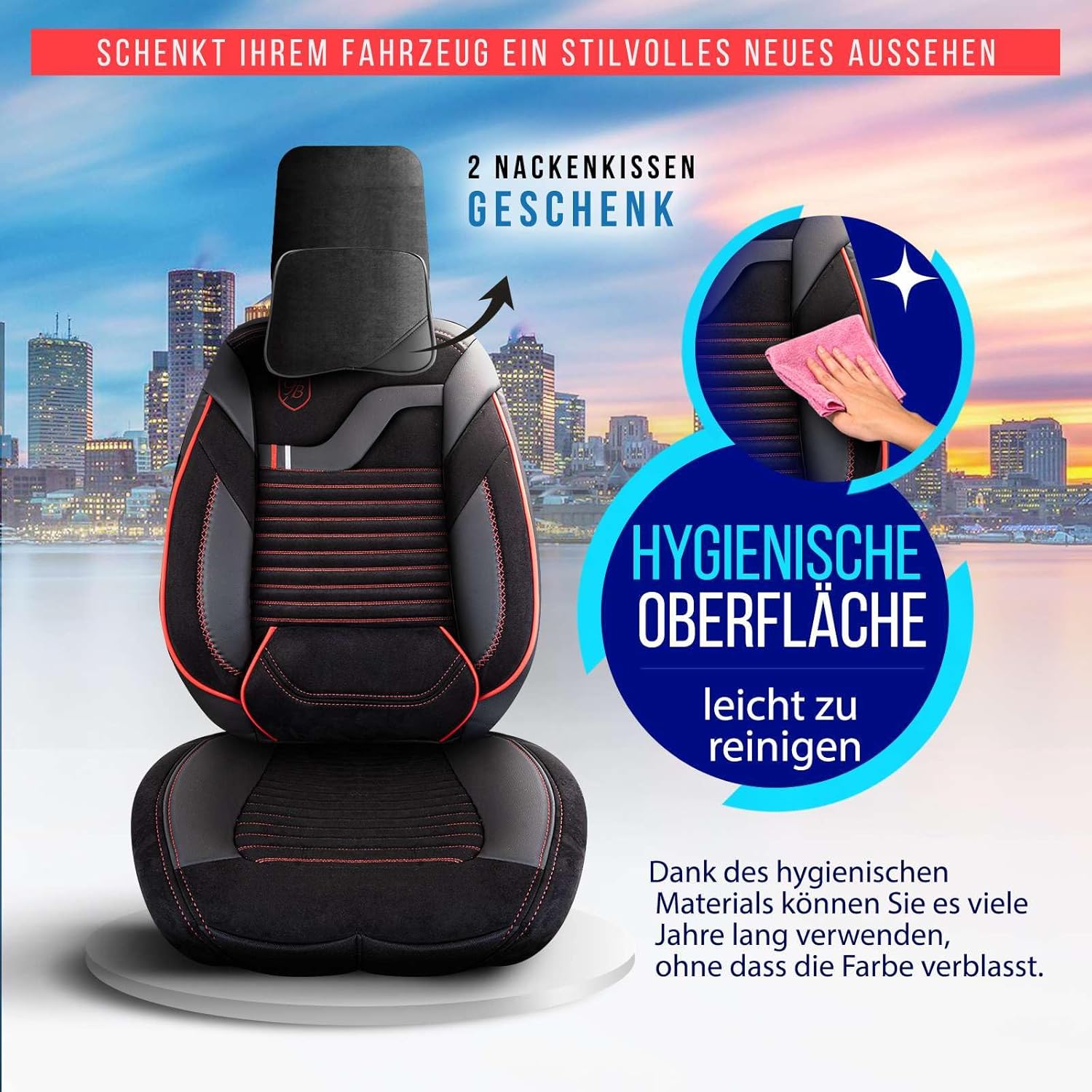 Boston Autositzbezüge für Renault Talisman, Velours
