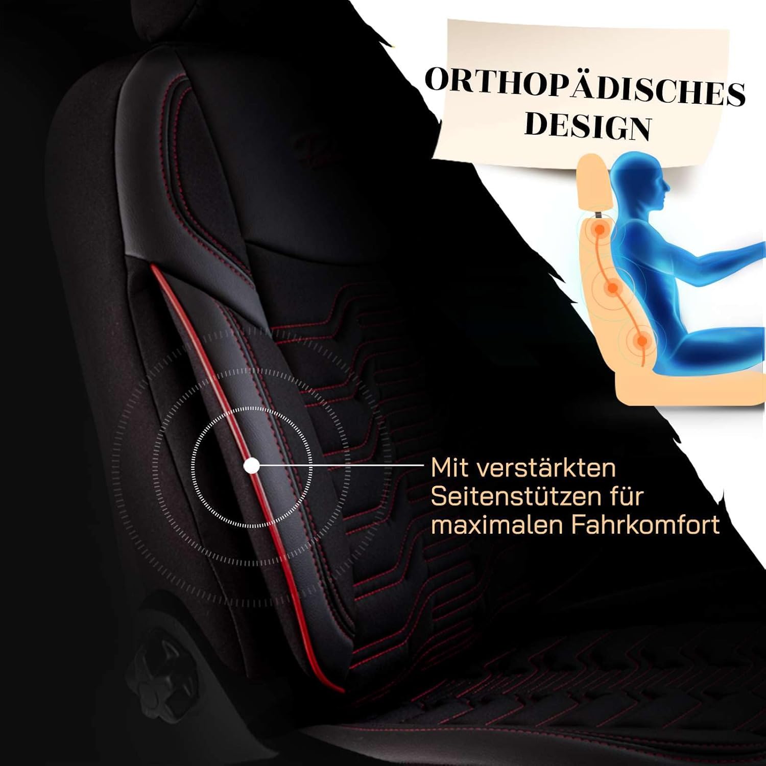 Berlin Autositzbezüge für VW Beetle, Jacquard Sitzauflage
