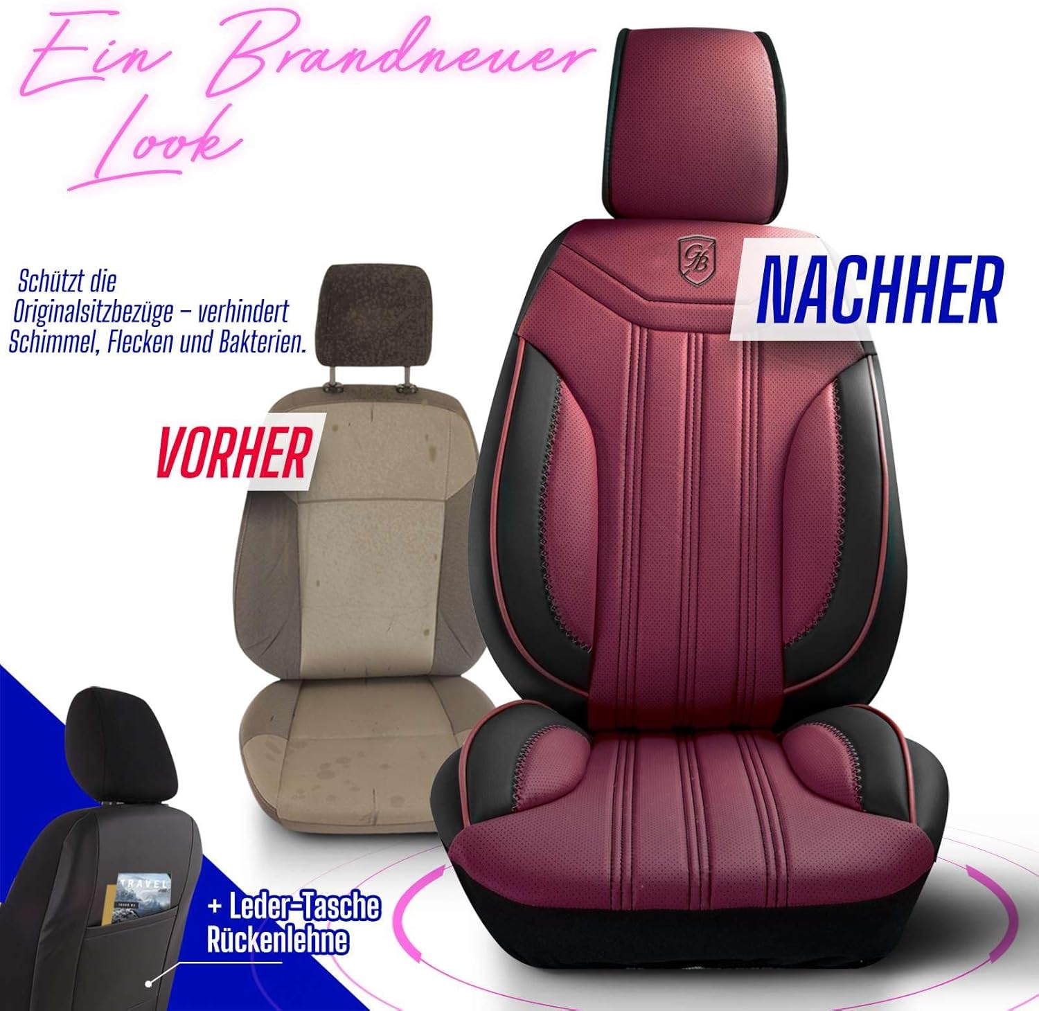 Miami Autositzbezüge für Suzuki Grand Vitara, Leder