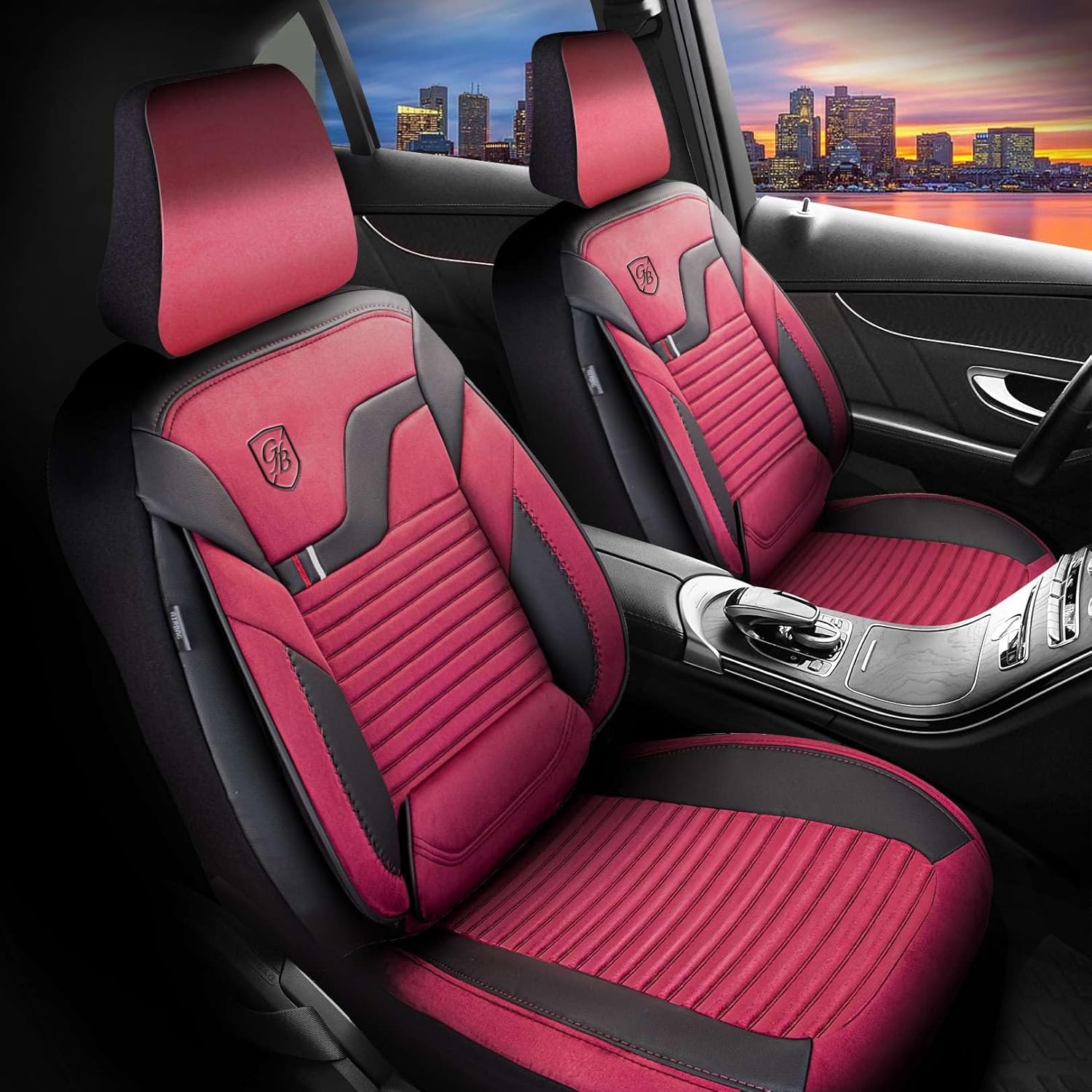 Boston Autositzbezüge für Peugeot 2008, Velours