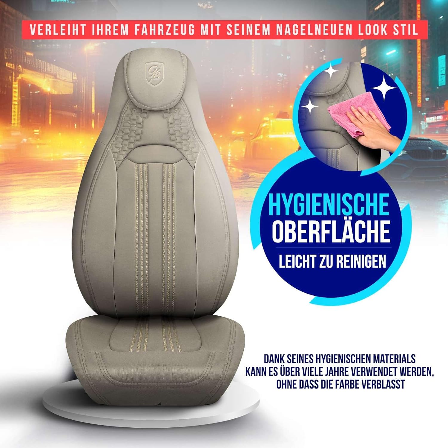Hunter Autositzbezüge für Mazda CX-7, Lacoste-Stoff