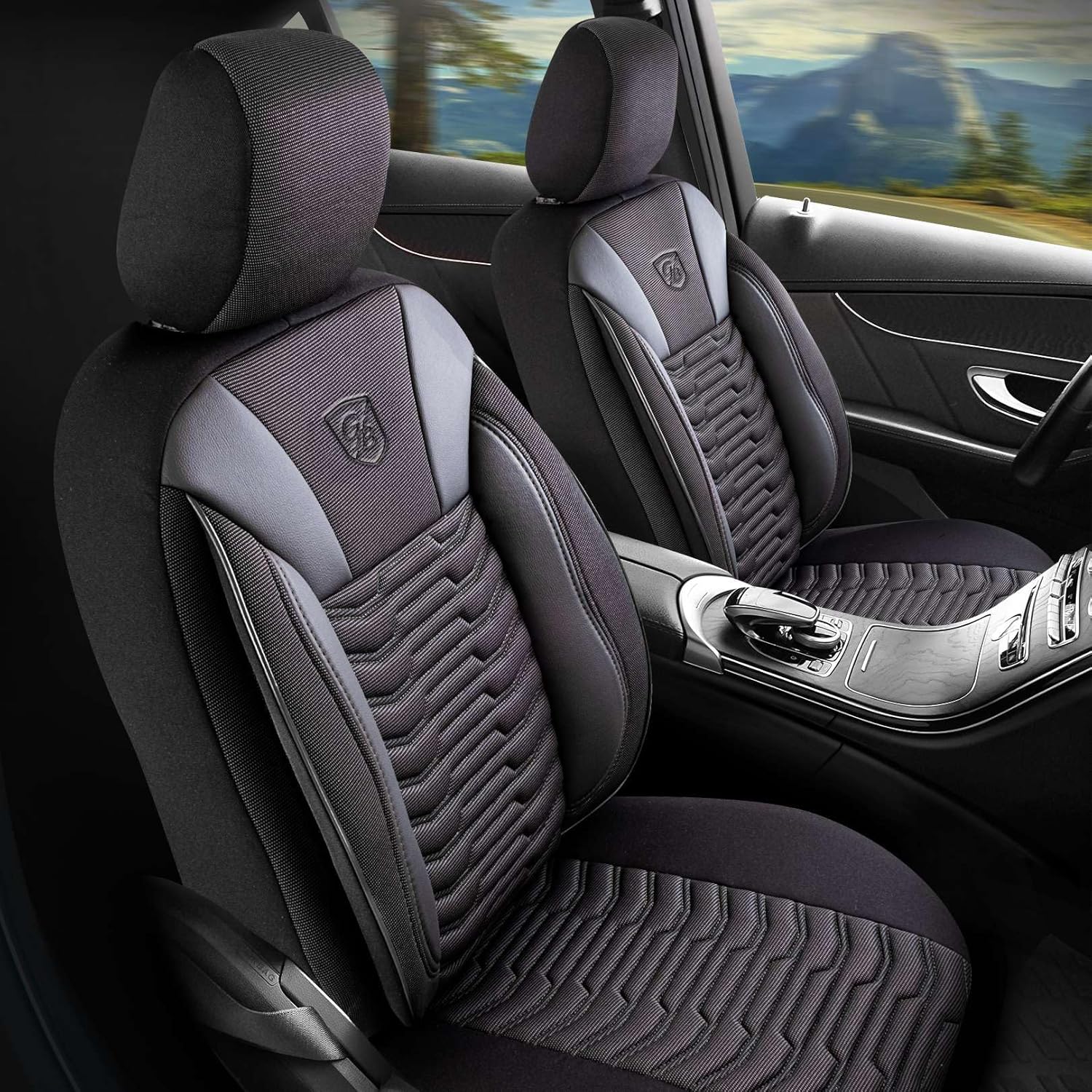 Paris Autositzbezüge für Skoda Octavia, Piqué-Stoff