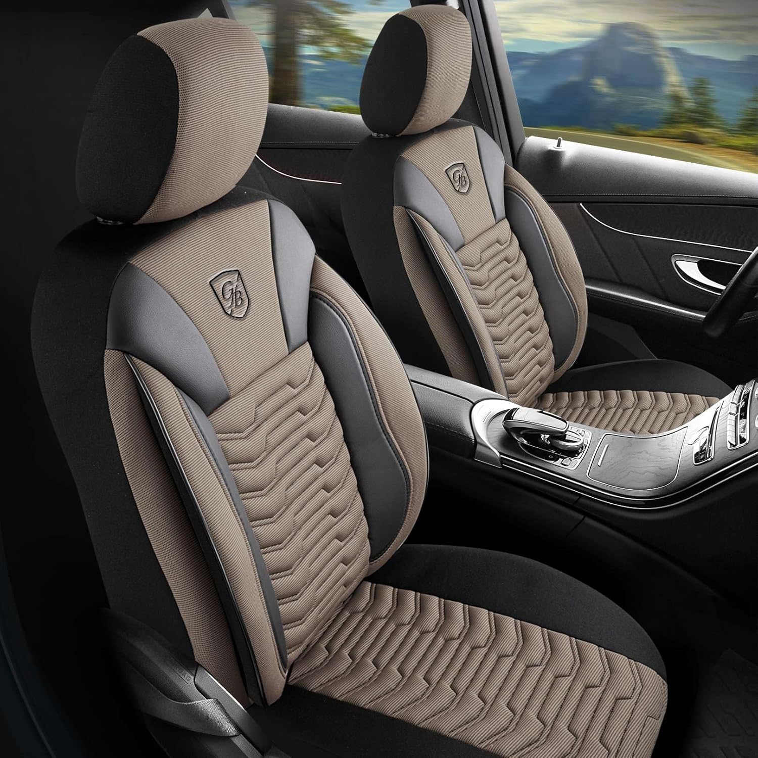 Paris Autositzbezüge für Hyundai i20, Piqué-Stoff