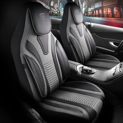 Tokyo Autositzbezüge für Jaguar X-Type, Velours & Leder