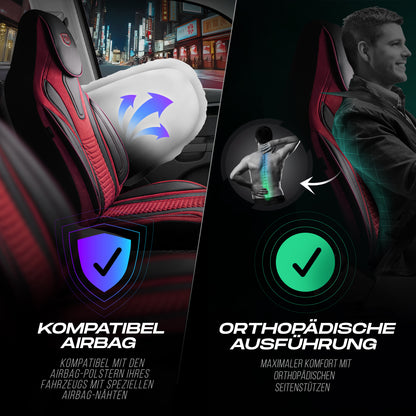 Tokyo Autositzbezüge für PKW & SUV, Velours & Leder