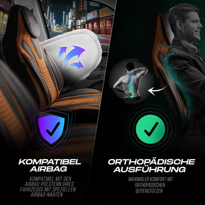 Tokyo Autositzbezüge für Lexus GS, Velours & Leder