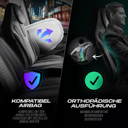 Tokyo Autositzbezüge für Citroen Nemo, Velours & Leder