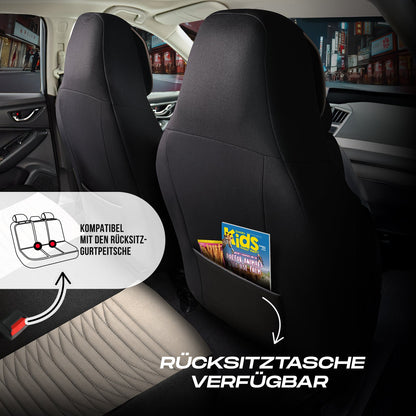 Tokyo Autositzbezüge für Seat Ibiza, Velours & Leder