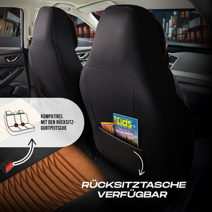 Tokyo Autositzbezüge für Jaguar X-Type, Velours & Leder