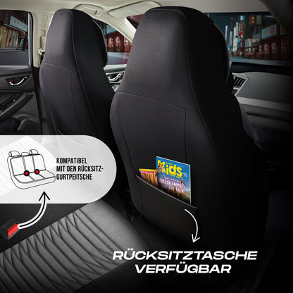 Tokyo Autositzbezüge für Audi Q7, Velours & Leder