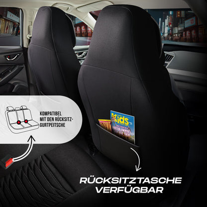 Tokyo Autositzbezüge für Lexus CT-200h, Velours & Leder