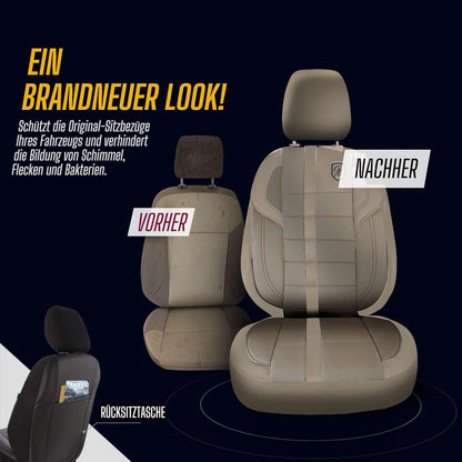 Everest Autositzbezüge für Skoda Kamiq – Jacquard Sitzauflage