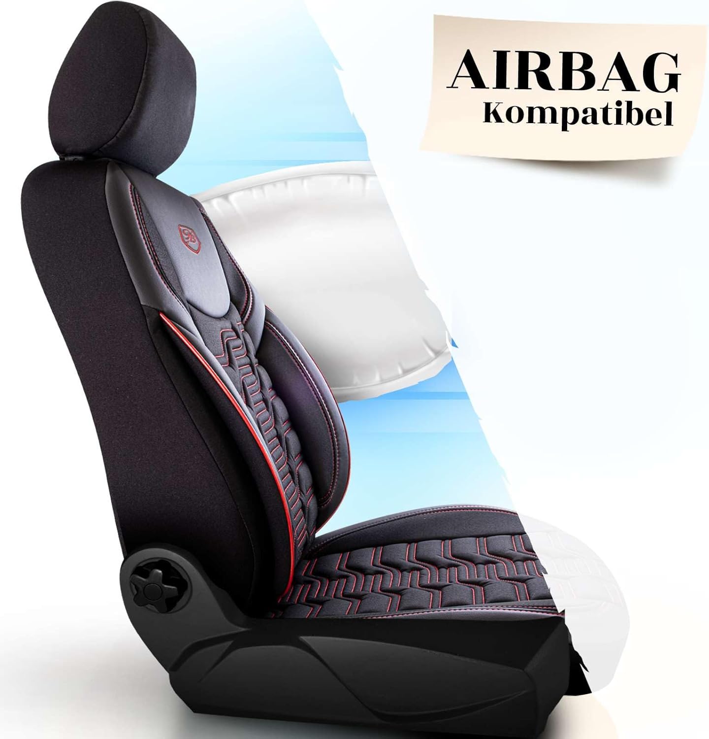 Berlin Autositzbezüge für Kia Niro, Jacquard Sitzauflage
