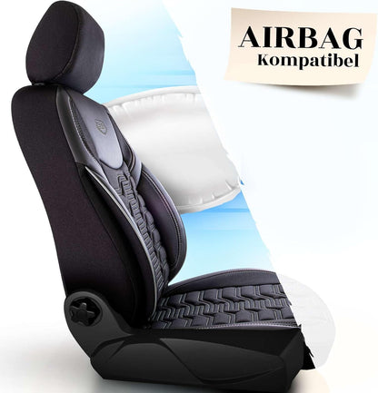 Berlin Autositzbezüge für Kia Niro, Jacquard Sitzauflage