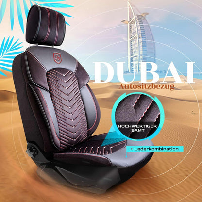 Dubai Autositzbezüge für Mercedes Benz A-Klasse, Samt