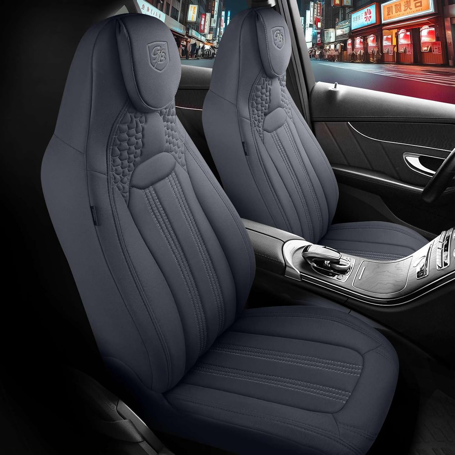 Hunter Autositzbezüge für Audi A2, Lacoste-Stoff
