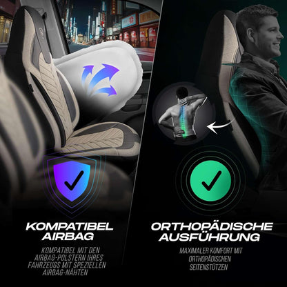 Munich Autositzbezüge für Renault Talisman, Leinen