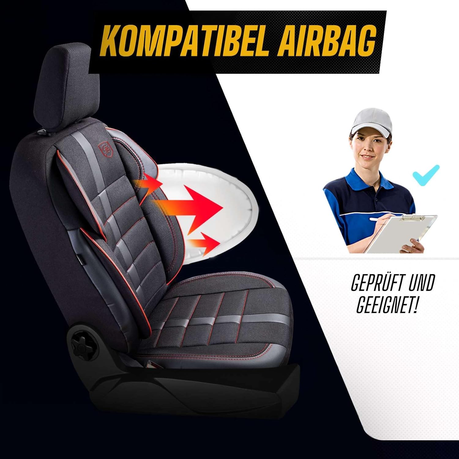 Everest Autositzbezüge für Mazda CX-9 – Jacquard Sitzauflage