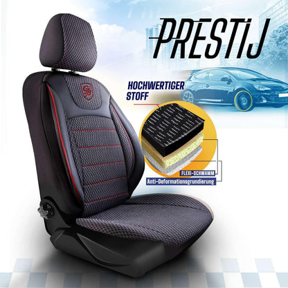 Prestij Autositzbezüge für Citroen Nemo, Webstoff