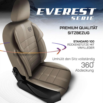 Everest Autositzbezüge für Ford Transit Nugget – Jacquard Sitzauflage