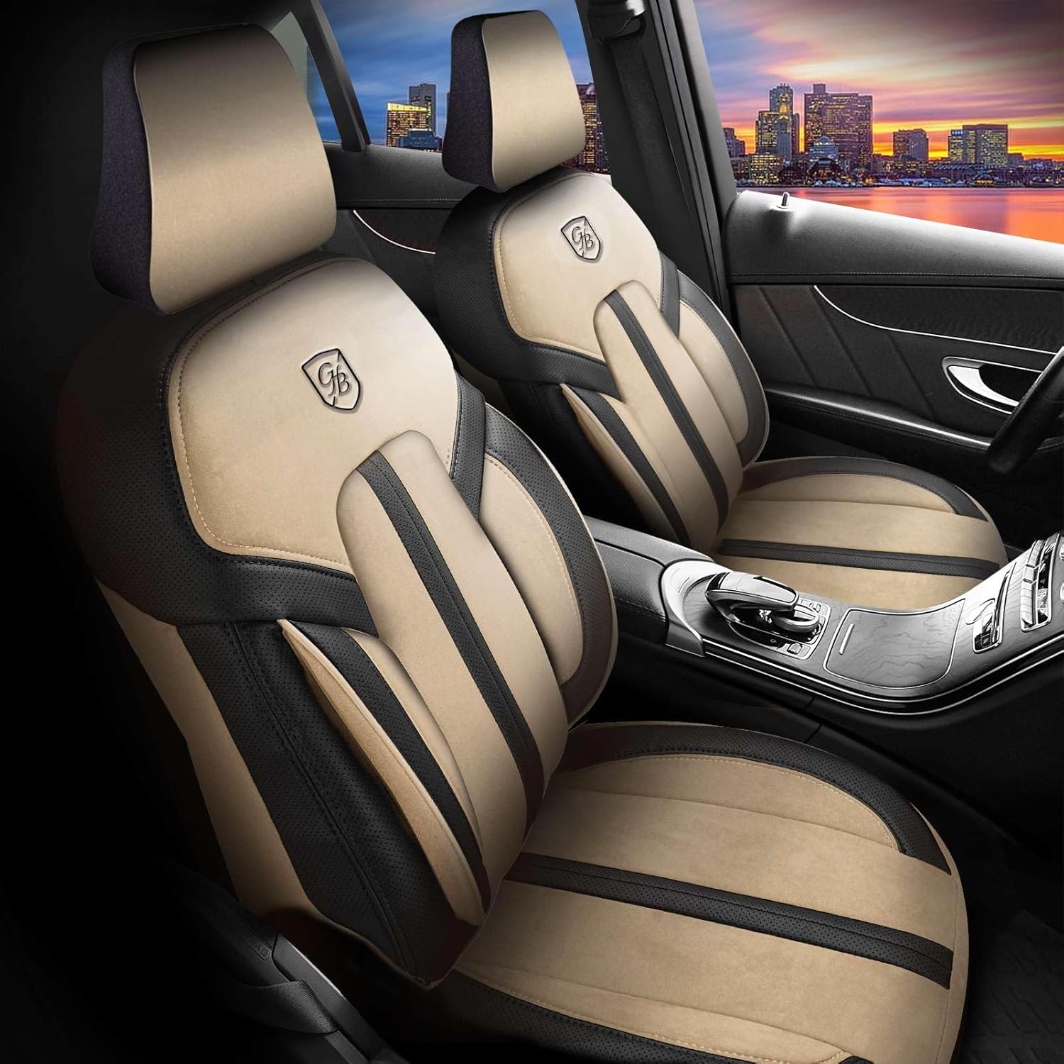 Lizbon Autositzbezüge für VW Amarok, Alcantara