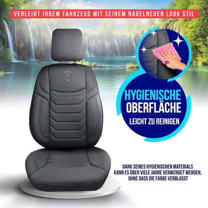 Lechfall Autositzbezüge für Skoda SuperB, Lacoste-Stoff