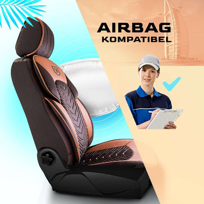 Dubai Autositzbezüge für Toyota Yaris, Samt
