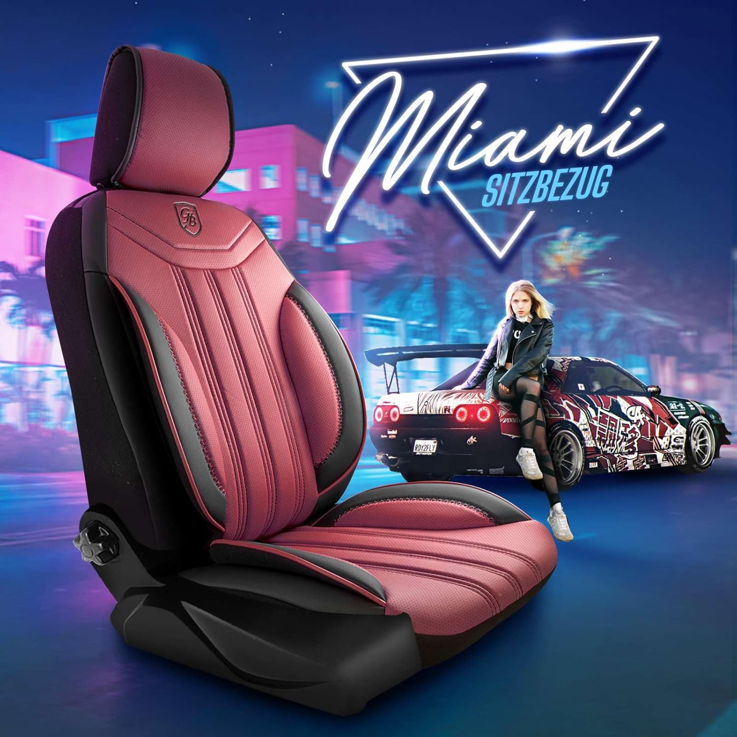 Miami Autositzbezüge für Volvo S80, Leder