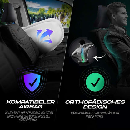 Lechfall Autositzbezüge für Kia Picanto, Lacoste-Stoff