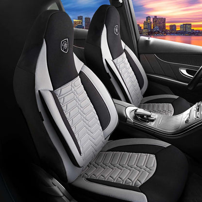 Polygon Autositzbezüge für Ssang Yong Korando, Lacoste-Stoff