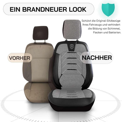 Bodrum Autositzbezüge für Mazda 5, Leinen