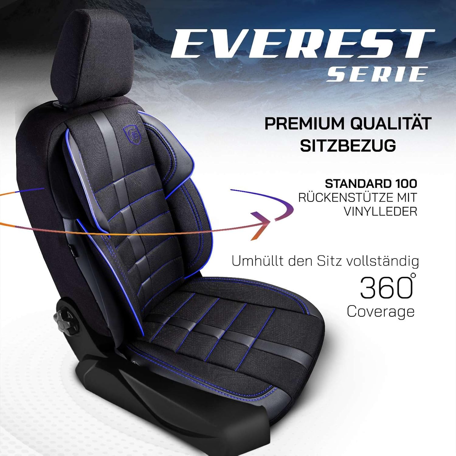 Everest Autositzbezüge für Toyota Yaris – Jacquard Sitzauflage
