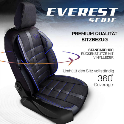 Everest Autositzbezüge für PKW & SUV – Jacquard Sitzauflage