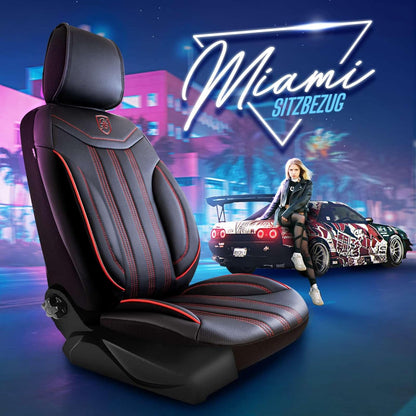 Miami Autositzbezüge für Citroen C5, Leder