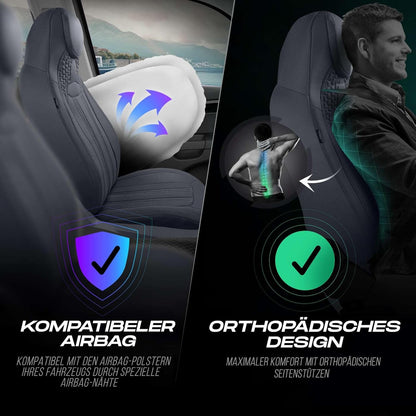 Hunter Autositzbezüge für Lexus NX, Lacoste-Stoff