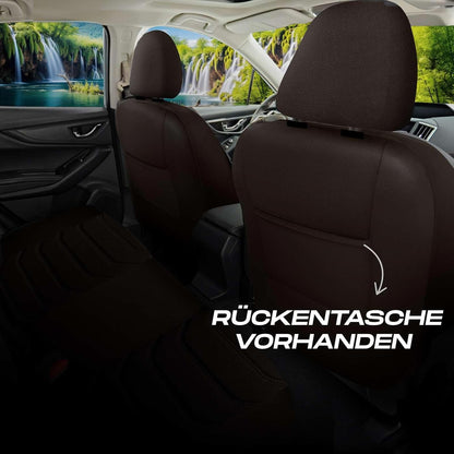 Lechfall Autositzbezüge für Ford C-Max, Lacoste-Stoff