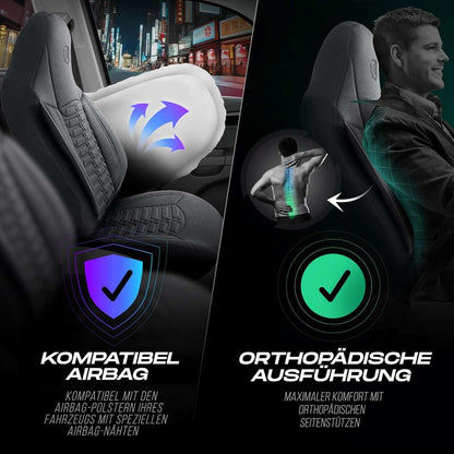 Polygon Autositzbezüge für Mercedes Benz G-Klasse, Lacoste-Stoff