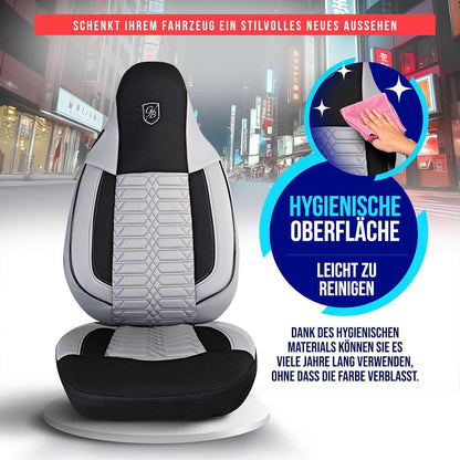 Polygon Autositzbezüge für Jaguar S-Type, Lacoste-Stoff