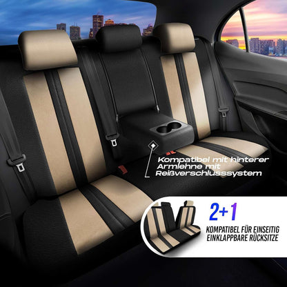 Lizbon Autositzbezüge für Jeep Renegade, Alcantara