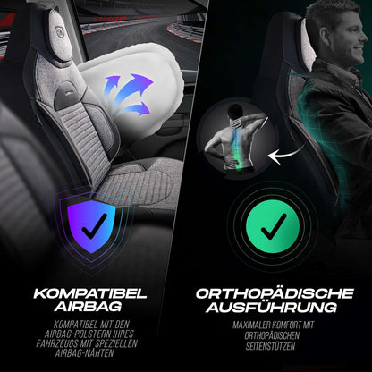 Enzo Autositzbezüge für Subaru Outback, Leinen