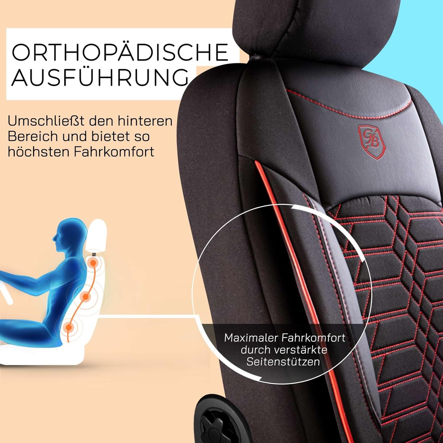 Venice Autositzbezüge für Ssang Yong Tivoli, Jacquard Sitzauflage