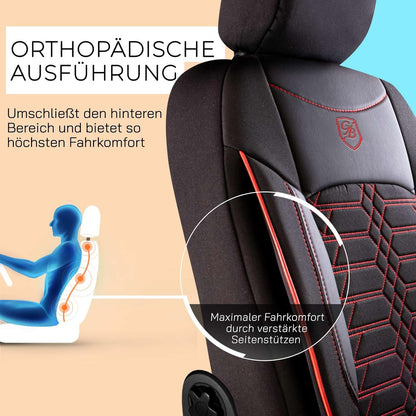 Venice Autositzbezüge für Renault Scenic, Jacquard Sitzauflage