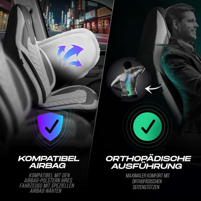 Munich Autositzbezüge für Peugeot 207, Leinen