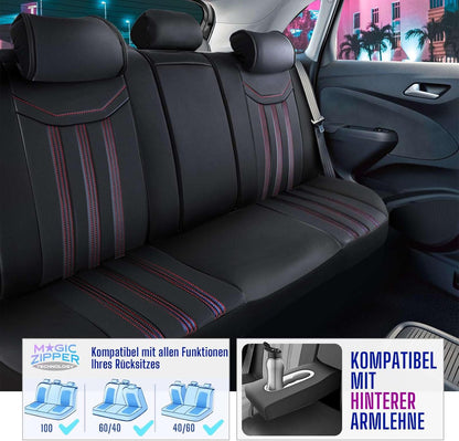 Miami Autositzbezüge für Mazda CX-9, Leder
