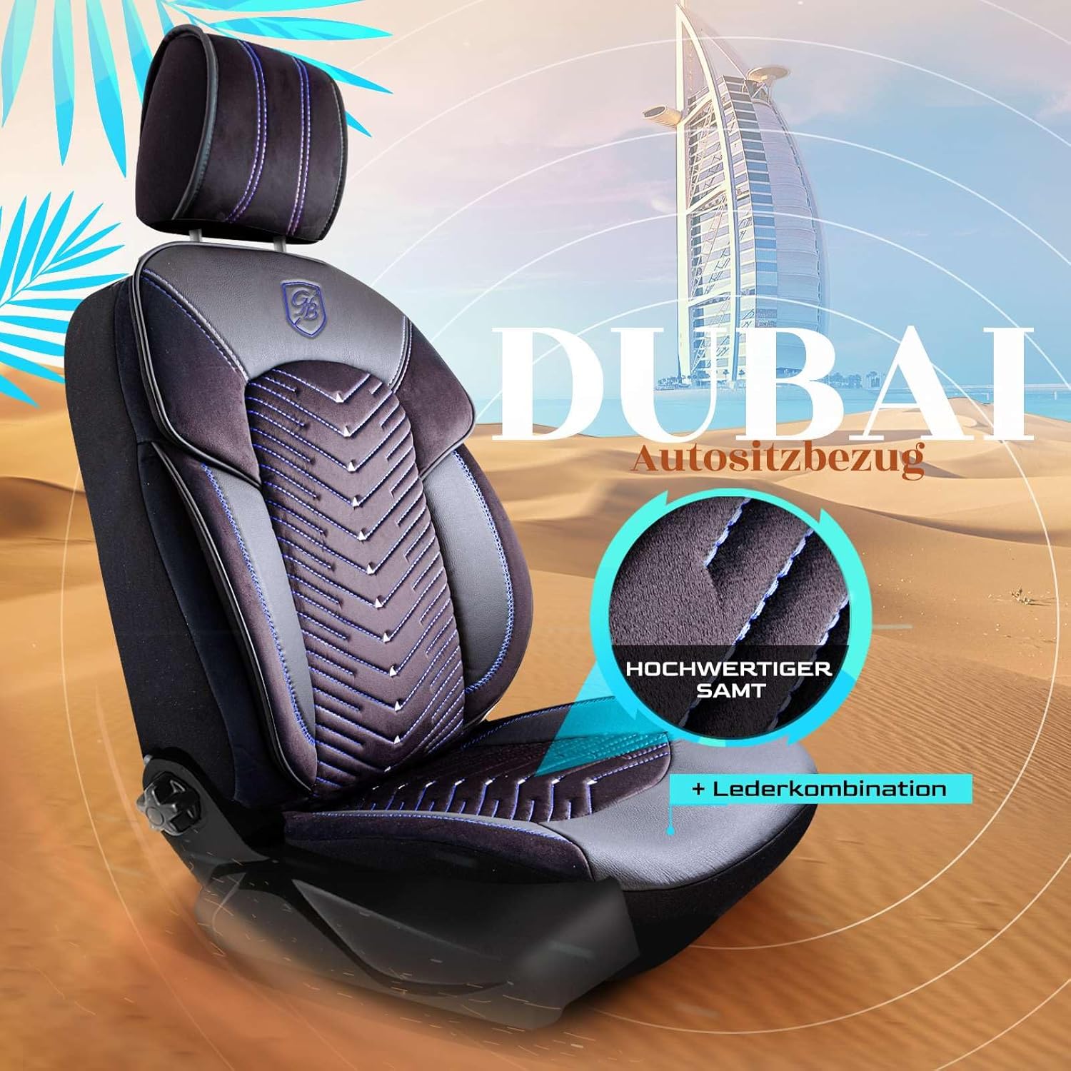 Dubai Autositzbezüge für Opel Signum, Samt