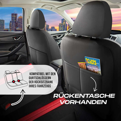 Lizbon Autositzbezüge für Subaru Levorg, Alcantara