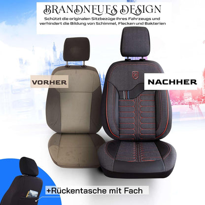 Londra Autositzbezüge für Nissan Cube, Jacquard Sitzauflage