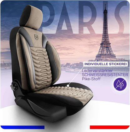 Paris Autositzbezüge für Kia Stinger, Piqué-Stoff