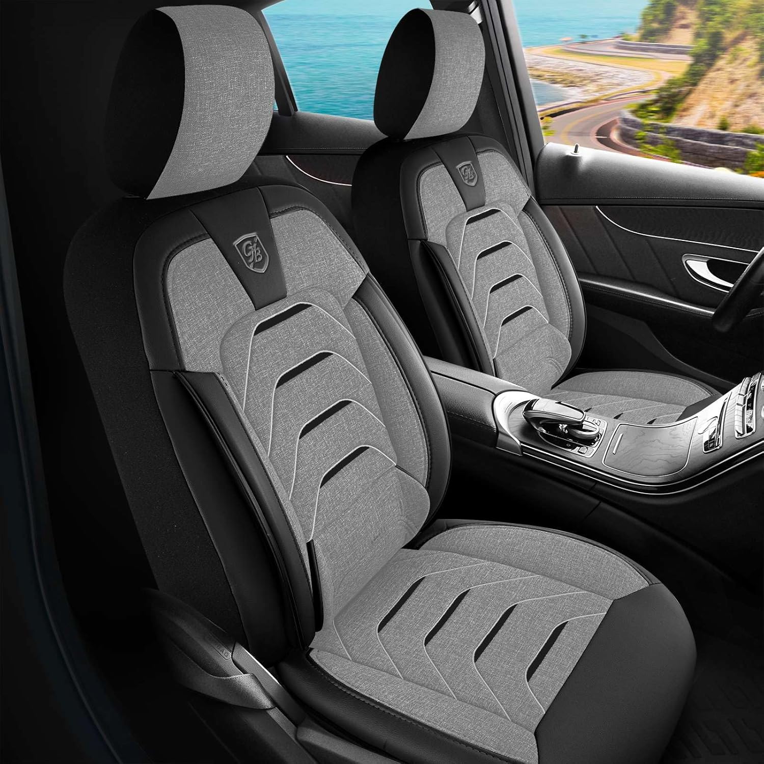 Bodrum Autositzbezüge für Seat Ibiza, Leinen