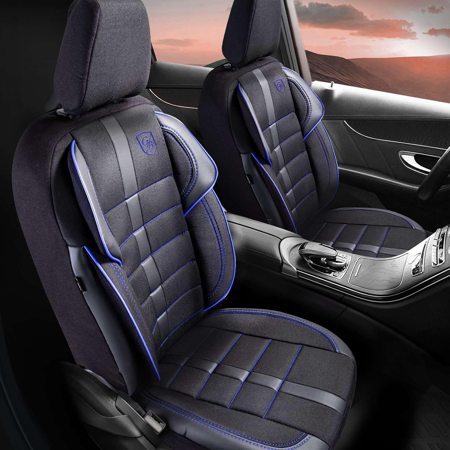 Everest Autositzbezüge für Peugeot 607 – Jacquard Sitzauflage